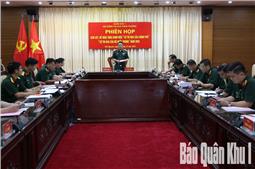 Quân khu 1 họp xét, đề nghị tặng danh hiệu “Cờ thi đua của Chính phủ”, “Cờ thi đua của Bộ Quốc phòng” năm 2025